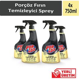 Porçöz 4x750 ml Fırın Temizleyici Sprey