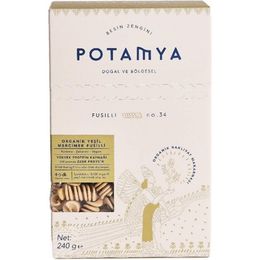 Potamya 240 gr Organik Fusilli Yesil Mercimek