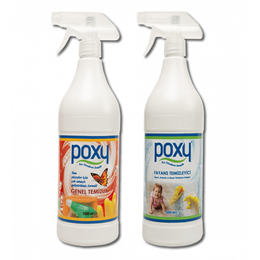 Poxy 1 lt Fayans Banyo Temizleyici + 1 lt Genel Temizlik