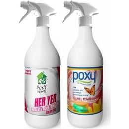 Poxy 1 lt Her Yer + 1 lt Genel Temizlik