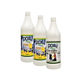 Poxy 2x1 lt Limonlu Yağ Çözücü + 1 lt Ağır Yağ Çözücü