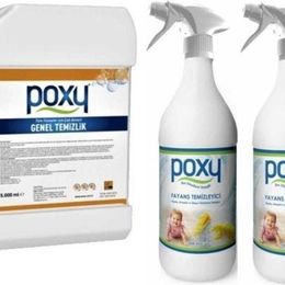 Poxy 5 kg Genel Temizlik + 2x1 kg Fayans Temizleyici