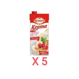 President 5x1 lt Krema