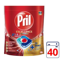 Pril 40 Tablet Excellence 5/1 Arada Bulaşık Makinesi Deterjanı