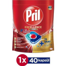 Pril Excellence 40'lı 4 ü 1 Arada Bulaşık Makinesi Deterjanı