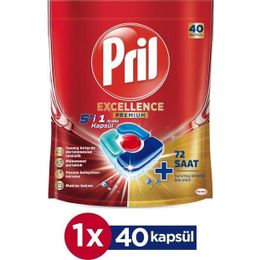 Pril Excellence 40'lı 4 ü 1 Arada Bulaşık Makinesi Deterjanı