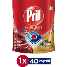 Pril Excellence 40'lı 4 ü 1 Arada Bulaşık Makinesi Deterjanı