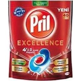 Pril Excellence 40x2 80 Kapsül Bulaşık Makinesi Deterjanı