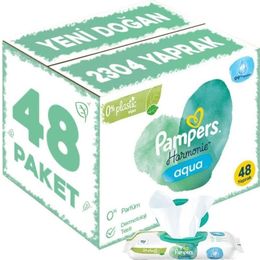 Prima 48'li Pampers Aqua Pure Tekli Islak Havlu
