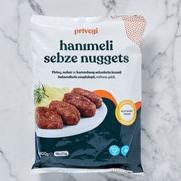 Privegi 400 gr Hanımeli Sebze Nuggets