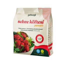 Privegi 400 gr Pancarlı Vegan Sebze Köftesi