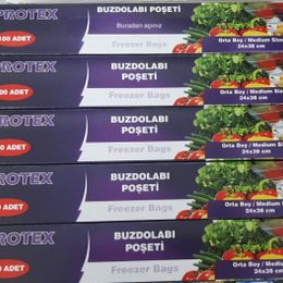 Protex 24x38 cm 5x100 Adet Buzdolabı Poşeti