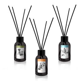 Prova 3x100 ml Cotton Flower + Coco Sun + Peach Tea Bambu Çubuklu Oda Kokusu
