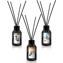 Prova 3x100 ml Cotton Flower + Coco Sun + Peach Tea Bambu Çubuklu Oda Kokusu