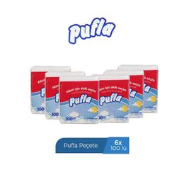 Pufla 6x100 Adet Peçete