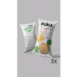 Pukka 3x70 gr Glutensiz Vegan Gurme Patates Cips