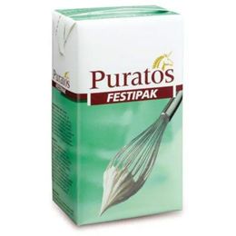 Puratos 1 lt Festipak Şekersiz Bitkisel Sıvı Şanti