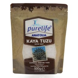 Purelife Anatolia 500 gr Kristal Kaya Tuzu Granül Beyaz