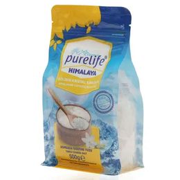 PureLife Himalaya Tuzu - Granül Kristal Kaya Tuzu Beyaz - 500 g