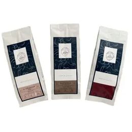 Qapo Coffee Arabica Tanışma Seti 3'lü 50 gr Colombia + El Salvador +Guatemala 150 gr French Press