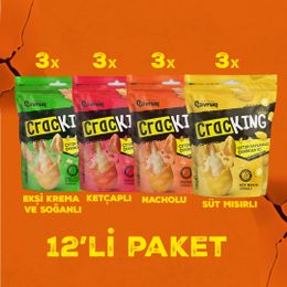 Qavruq 12x100 gr Çıtır Kaplamalı Çekirdek İçi