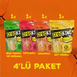 Qavruq 4x100 gr Çıtır Kaplamalı Çekirdek İçi