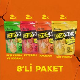 Qavruq 8x100 gr Çıtır Kaplamalı Çekirdek İçi