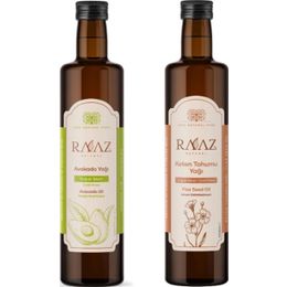 Raaz 250 ml Avokado Yağı + 250 ml Keten tohumu Yağı