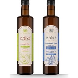 Raaz Çörekotu Yağı 250 ml + 250 ml Avokado Yağı