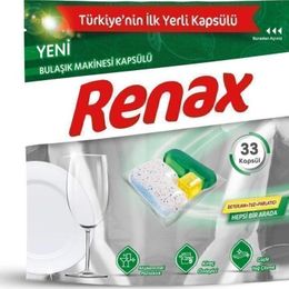 Renax 33'lü Bulaşık Makine Kapsülü