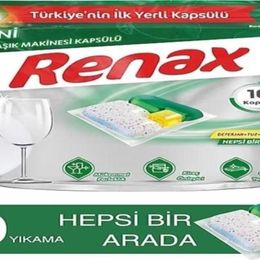 Renax Hepsi Bir Arada 10x10'lu Bulaşık Makinesi Kapsülü