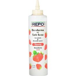 Repo 1 kg Çilek Aromalı Topping Dondurma ve Tatlı Sosu