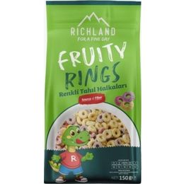 Richland 150 gr Fruity Rings Renkli Tahıl Halkaları