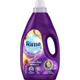 Rinso Komple Bakım Serisi 3 lt Tüm Renkliler için Argan Özü Sıvı Çamaşır Deterjanı