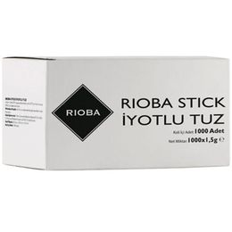 Rioba 1000x1,5 gr Stick Tuz İyotlu