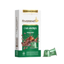 Riverenza 10'lu Alüminyum Nespresso Uyumlu Colombia Kapsül Kahve