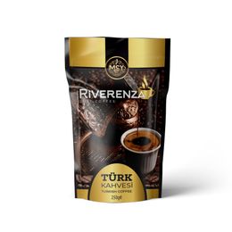 Riverenza 250 gr Geleneksel Taş Değirmenlerde Öğütülmüş Bol Köpüklü Taze Çekilmiş Türk Kahvesi
