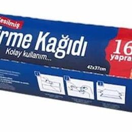 Roll Up 16'lı 37x42 cm Yağlı Fırın Tepsi Pişirme Kızartma Kağıdı