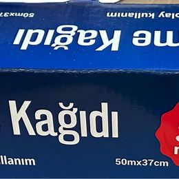 Roll Up 37 cm 50 mt Beyaz Yağlı Fırın Tepsi Pişirme Kızartma Kağıdı