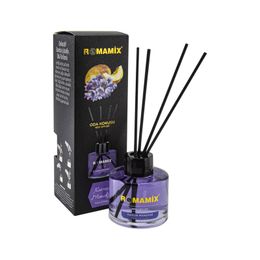 Romamix 100 ml Kavun & Menekşe Dekoratif Bambu Çubuklu Oda Kokusu & Oda Parfümü