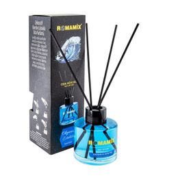 Romamix 100 ml Okyanus Esintisi Dekoratif Bambu Çubuklu Oda Kokusu