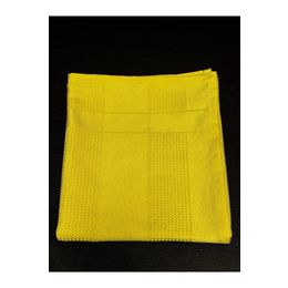 Royaleks 42x68 cm Sarı Dekoratif Cam Bezi