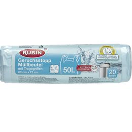 Rubin Kulplu 50 lt 60x72 cm 20 Adet Çöp Torbası
