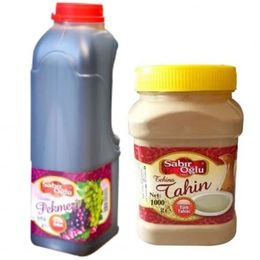 Sabıroğlu 1000 gr Beyaz Tahin & Bidon 950 gr Pekmez Üzüm Pekmezi