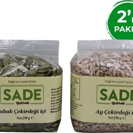 Sade Gurme 250 gr Ayçekirdek İçi + 250 gr Kabak Çekirdeği