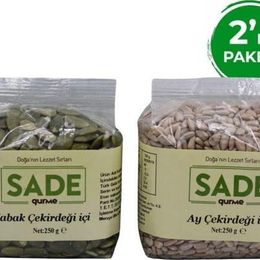 Sade Gurme 250 gr Ayçekirdek İçi + 250 gr Kabak Çekirdeği