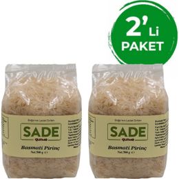 Sade Gurme 2x500 gr Basmati Pirinç