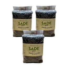 Sade Gurme 3x500 gr Siyah Fasulye