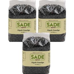 Sade Gurme 3x500 gr Siyah Fasulye