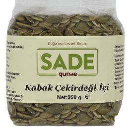 Sade Gurme Organik 250 gr Kabak Çekirdeği İçi